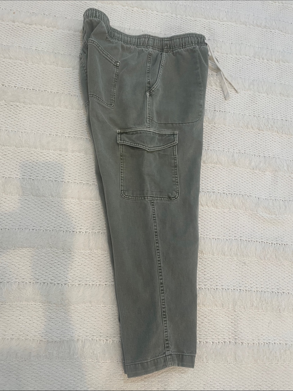 Gap denim easy jean 100% cotton pockets green casual pants jeans women’s size M - Picture 4 of 11